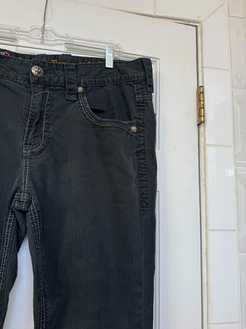 Rock Revival Men's Black Jeans - Picture 2 of 16